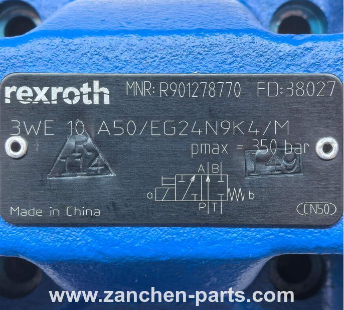 Rexroth R901278770 Directional Spool Valve 3WE10A50/EG24N9K4/M
